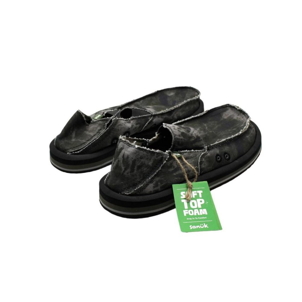 Sanuk Vagabond Soft Top Tie Dye Men Slip-on Loafers - Picture 4 of 8